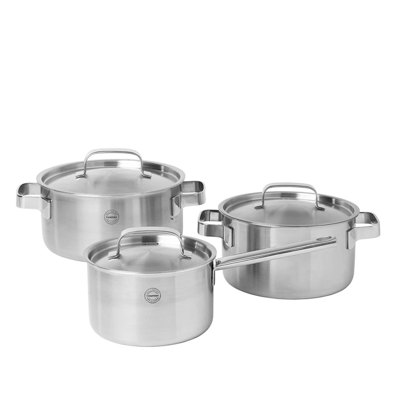 Pillivuyt Gourmet Somme Grydesæt 6 Dele Stål 1 Pillivuyt Gourmet Somme Grydesæt 6 Dele Stål