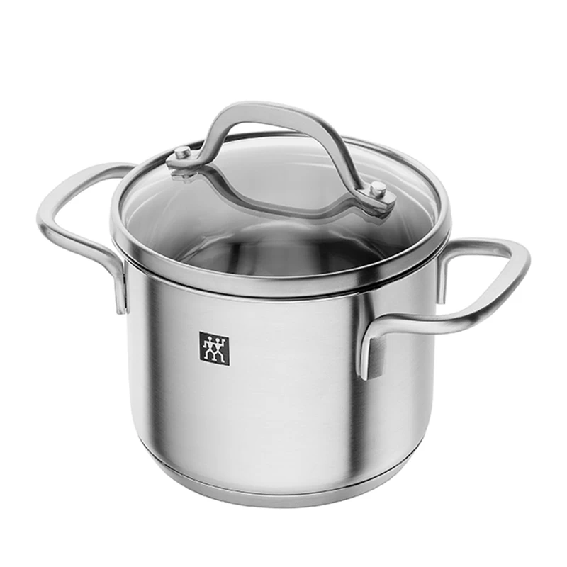 Zwilling Pico Gryde Uden Belægning Ø14cm Med Låg 1,5 Liter 1 Zwilling Pico Gryde Uden Belægning Ø14cm Med Låg 1,5 Liter