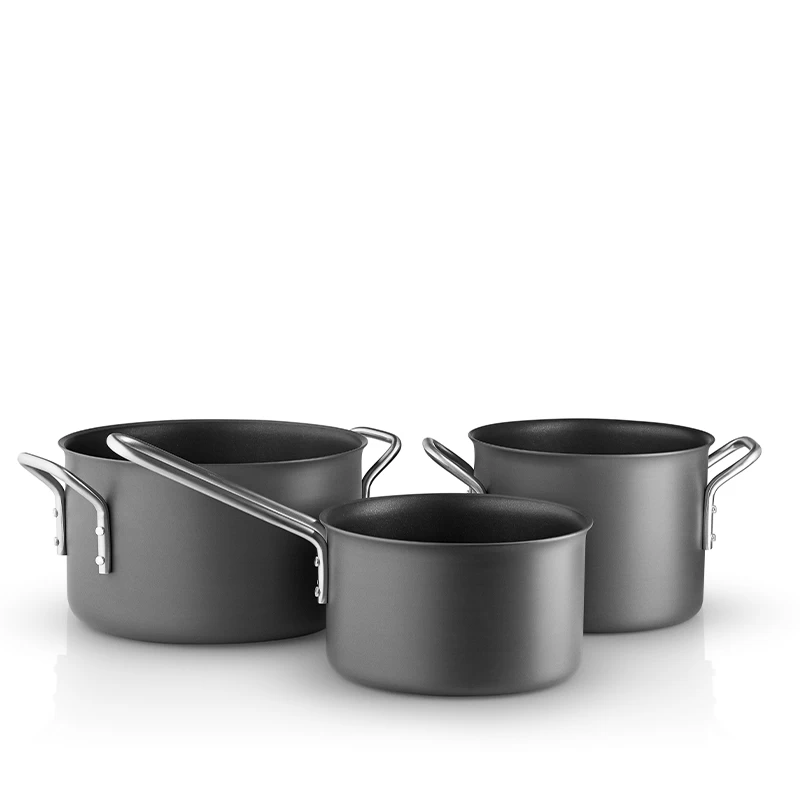 Eva Trio Dura Line Slip-let Grydesæt 3 Dele 1 Eva Trio Dura Line Slip-let Grydesæt 3 Dele