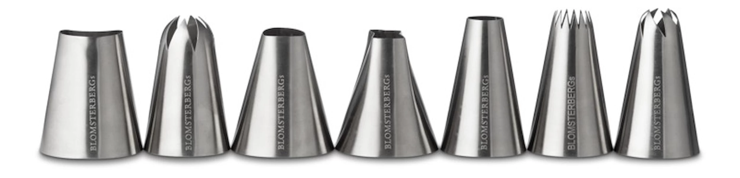 Blomsterbergs Tyllesæt 7 Tyller 18/8 Stål 1 Blomsterbergs Tyllesæt 7 Tyller 18/8 Stål