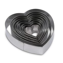 Blomsterbergs Udstikkersæt Hjerte 9 Stk.