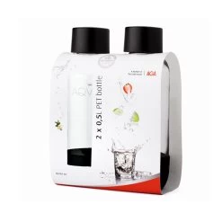 AGA PET Flaske Sort 2 Stk. 0,5 Liter