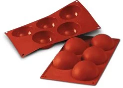 Silikomart Halvkugle Silikoneform 5 Stk