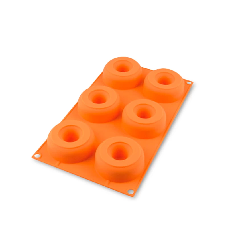 Silikomart Donuts Silikoneform 6 Stk. 1 Silikomart Donuts Silikoneform 6 Stk.