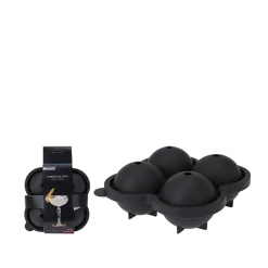 KOOPMAN Isterningform Til 4 Kugler Grå 16 X 15 Cm